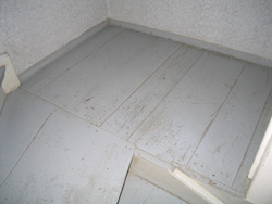 alte Holztreppe